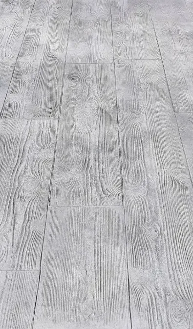 Réalisation en béton imprimé